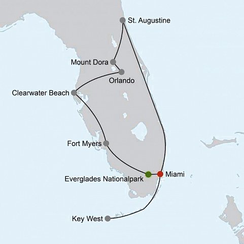 Kleingruppenreise Best of Florida & Beach (Superior-Variante)