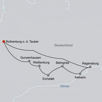 Altmühltal-Radweg mit Charme