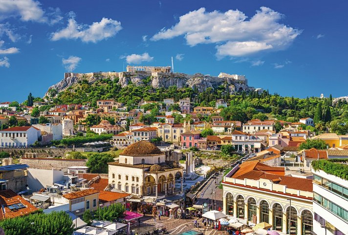 Athen und Santorin: Antike Metropole und Vulkaninsel in der Ägäis