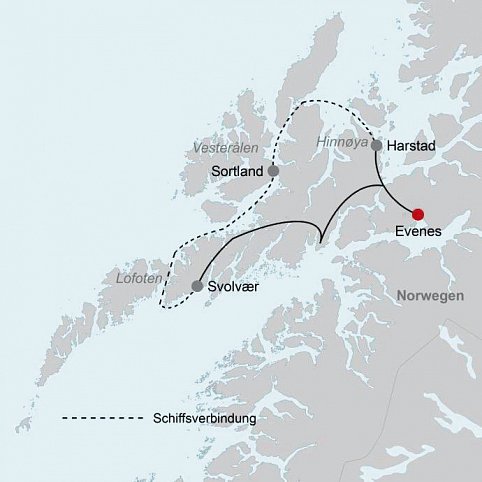 Polarlichtabenteuer Lofoten und Vesterålen