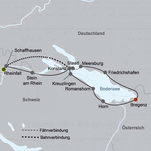 Bodensee-Radweg mit Charme