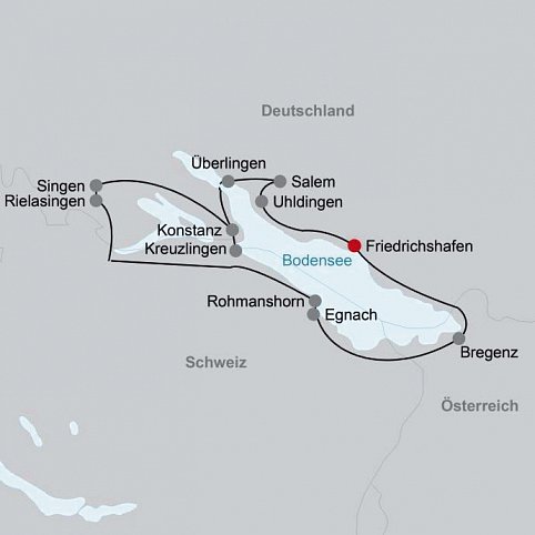 Das Schönste vom Bodensee - Jahrestour 2025