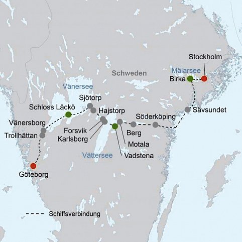 Große Schwedenreise zwischen Göteborg & Stockholm