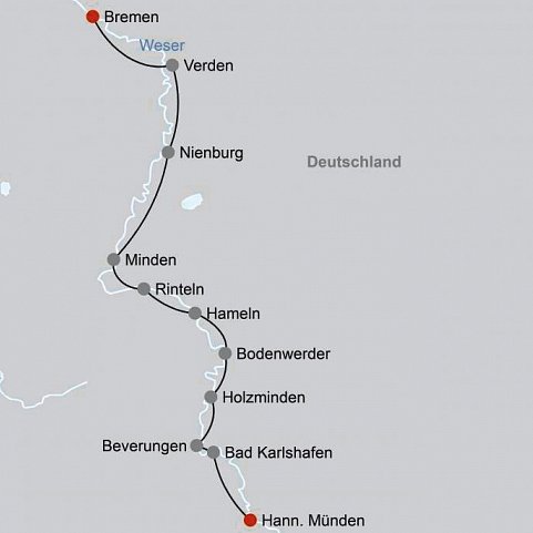 Der Weserradweg
