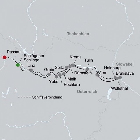 MS Primadonna - Passau-Wien-Bratislava-Passau