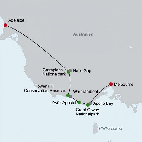 Great Ocean Road & Grampians (MEL22004)