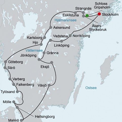 Schweden step by step - Der Süden Schwedens