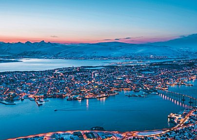Erlebnis Polarlicht, Postschiff und Snowhotel Tromsø