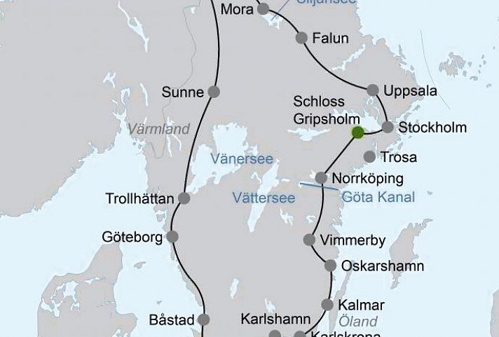 Große Südschweden Rundreise (ab/bis Stockholm)