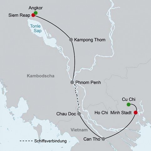 Entlang des Mekongs (Gruppenreise)