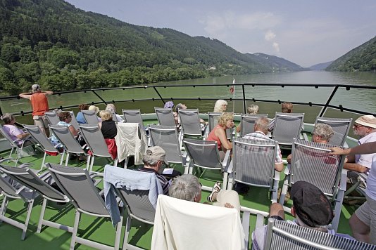 Martinigansl an Bord der MS Kaiserin Elisabeth in die Wachau