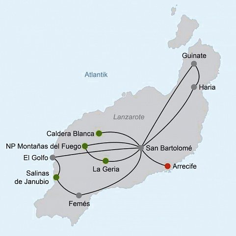 Lanzarotes Highlights erwandern