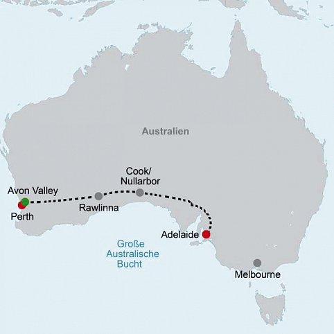Indian Pacific Adelaide - Perth