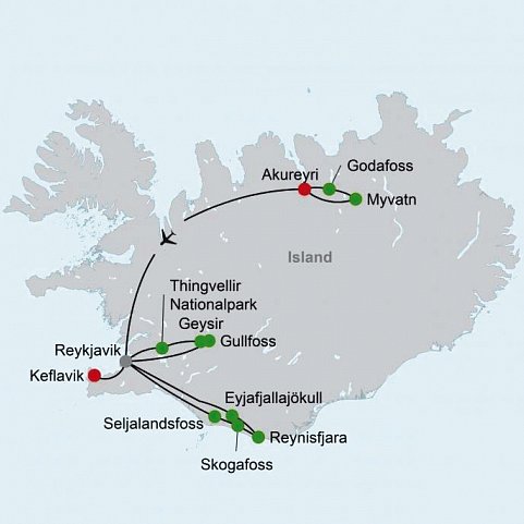 Höhepunkte rund um Akureyri