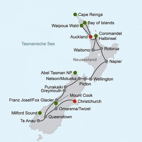 Zu Hause in Neuseeland
