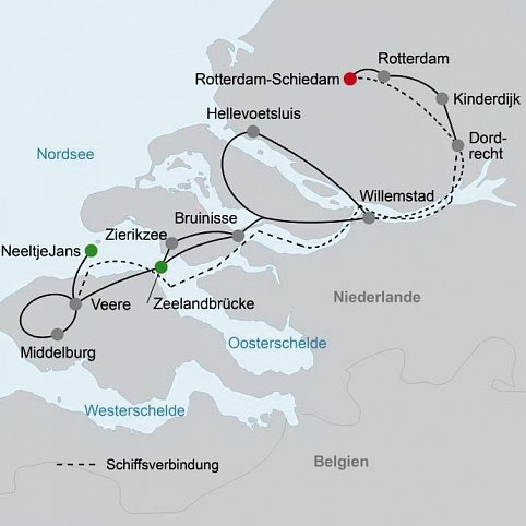 MS Normandie - Zeeland-Route