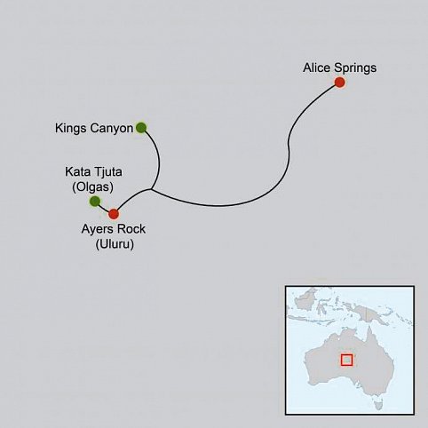 Rotes Zentrum & Kings Canyon