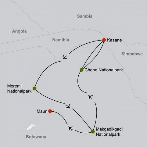 Der Herzschlag Afrikas (6 Nächte ab Kasane)