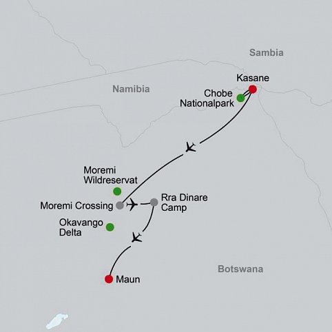 Chobe & Okavango Fly In Safari
