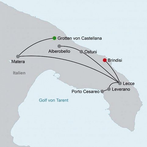 Kleingruppenreise Atemberaubendes Apulien