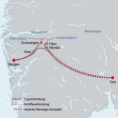 Abreisepaket Havila Voyages