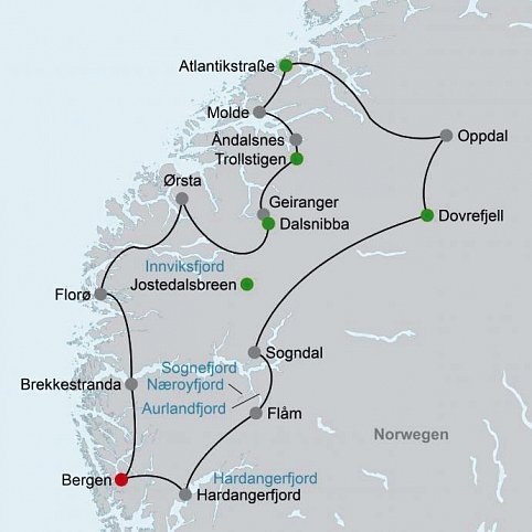 Imposantes Fjordland