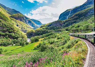 Mit Schiff und Bahn von Bergen nach Oslo Bergen