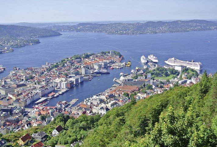 Mit Schiff und Bahn von Bergen nach Oslo