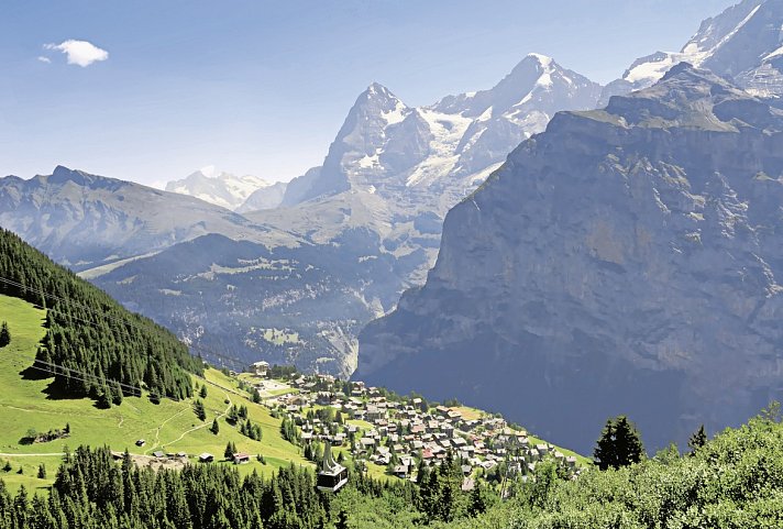 Die idyllische Bergwelt der Jungfrauregion