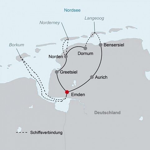 Ostfriesland Inselhüpfen Deluxe