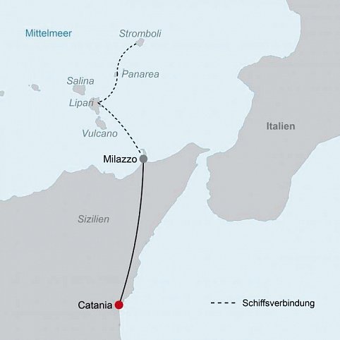 Minirundreise Liparische Inseln (5 Tage)