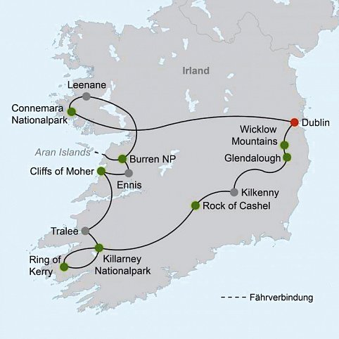 Irland - den Süden der grünen Insel erwandern