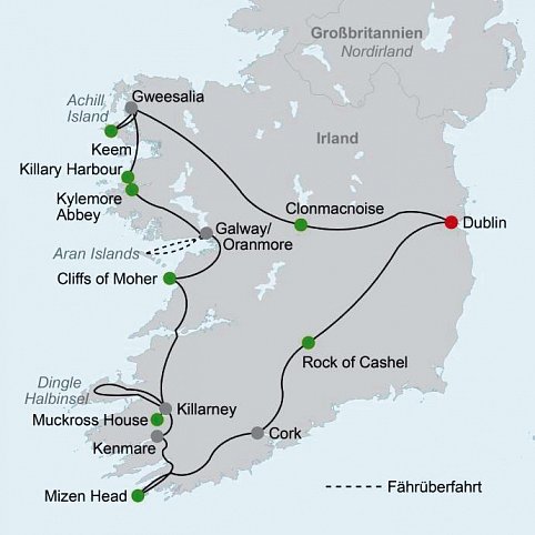 Wild Atlantic Way - Irlands wilde Westküste