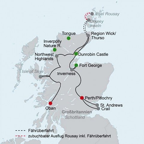 North Coast 500 - Schottlands Route 66 (12 Nächte)