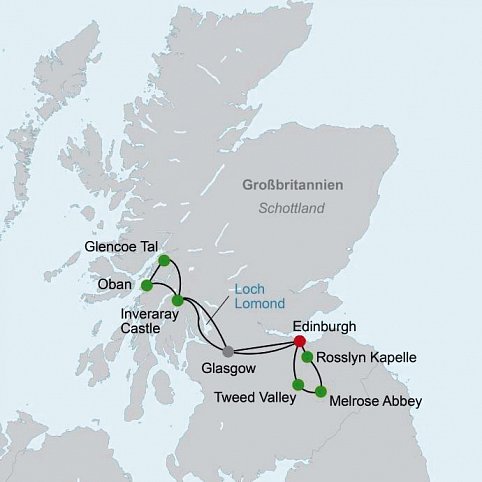 Edinburgh und Glasgow bewusst entdecken