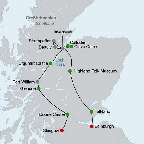 Schottland auf den Spuren von Jamie und Claire
