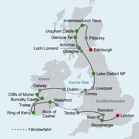 Erlebnis Grüne Inseln - Großbritannien und Irland