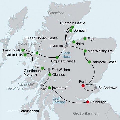 Stippvisite Schottland