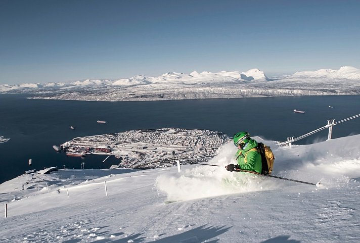Skierlebnis in Narvik