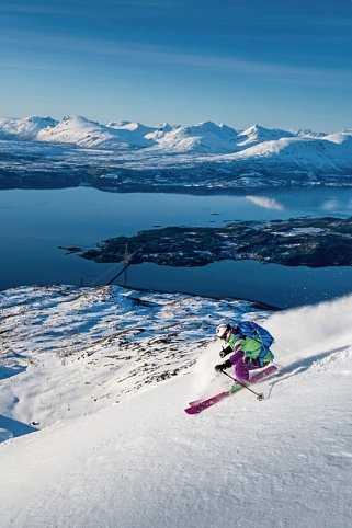 Skierlebnis in Narvik