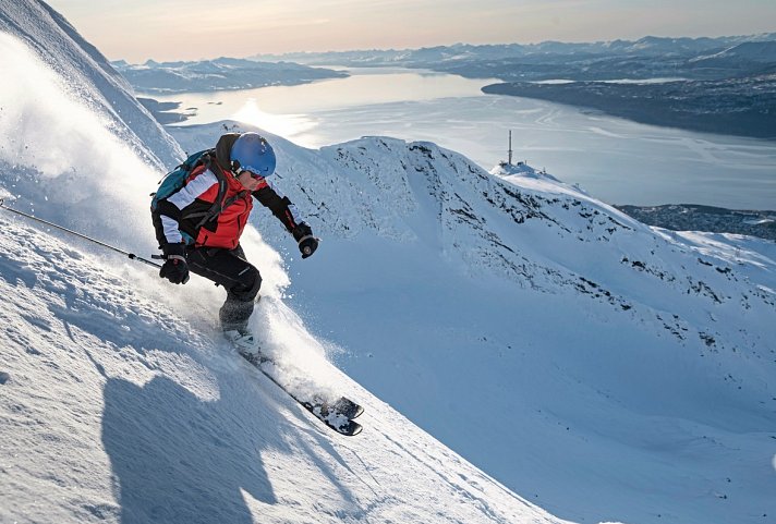 Skierlebnis in Narvik