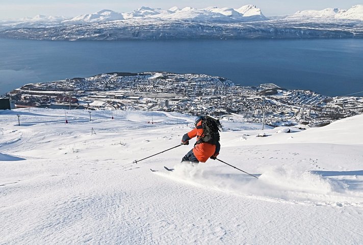 Skierlebnis in Narvik
