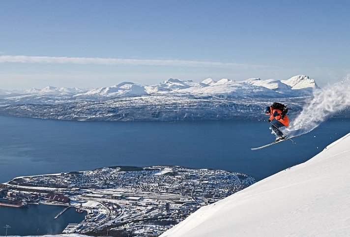 Skierlebnis in Narvik