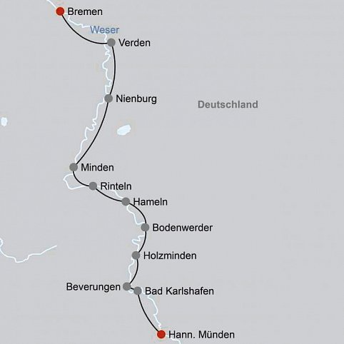 Der Weserradweg
