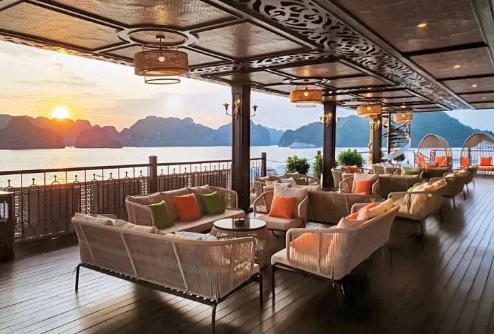 Halong Bucht mit Stil (1 Nacht)
