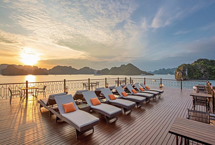 Halong Bucht mit Stil (1 Nacht)