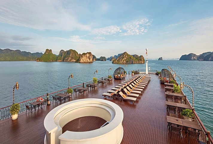 Halong Bucht mit Stil (1 Nacht)