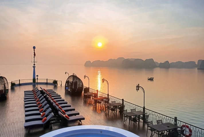 Halong Bucht mit Stil (1 Nacht)