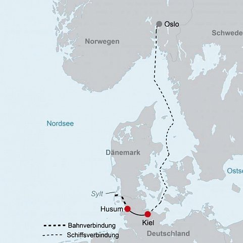 Nordsee Reise mit Mini-Kreuzfahrt auf der Ostsee