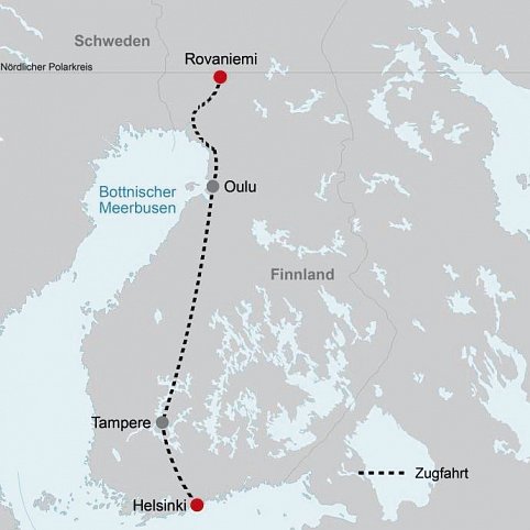 Von der Hauptstadt zum Polarlicht